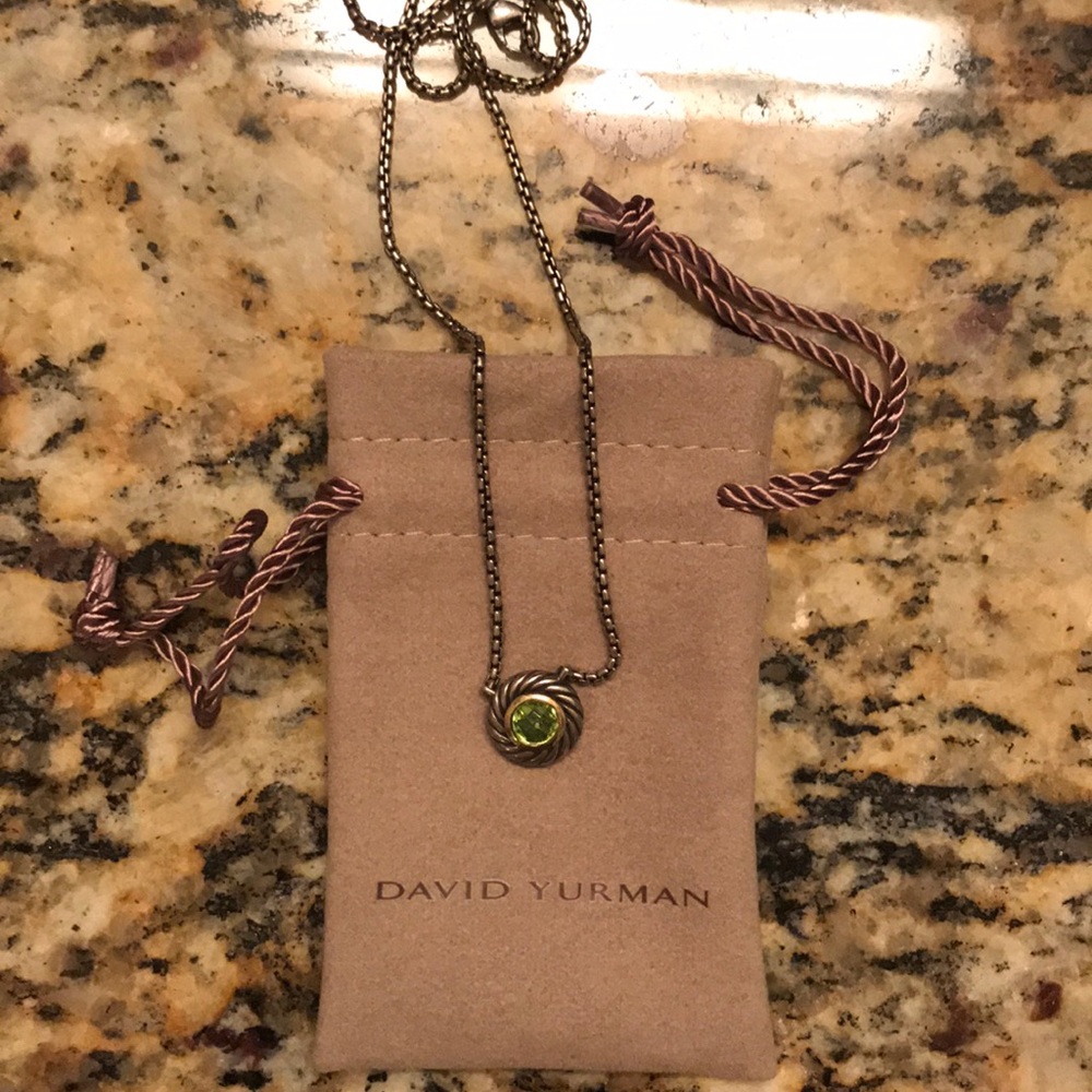 David Yurman Peridot Necklace